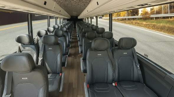 mishawaka 18 passenger minibus inside