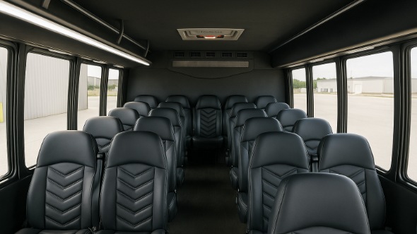 mishawaka 35 passenger minibus inside